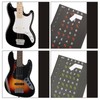 Guitar Fretboard Note Map Removable Fret Stickers Bass Chord Fret