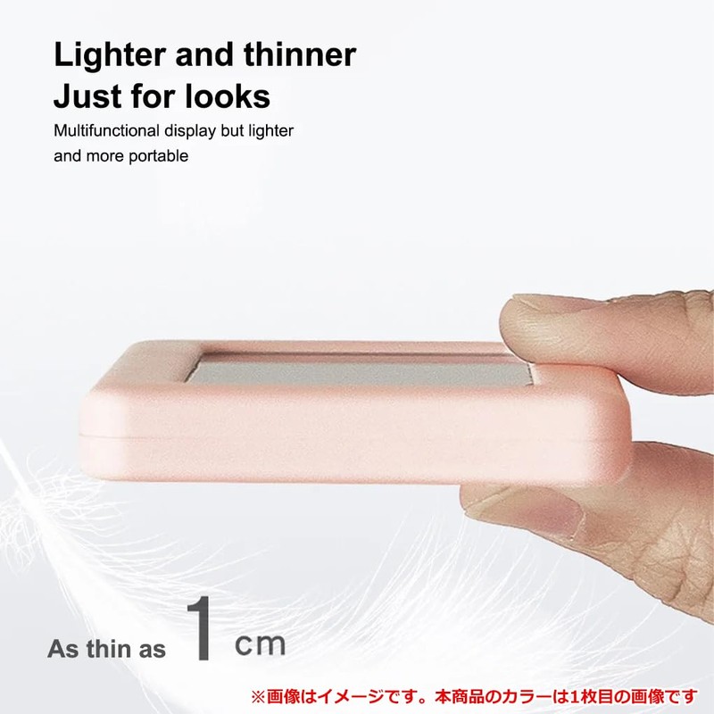 Audiofan Digital Clock Thermo-Hygrometer Small Compact Stand Wall Mounted Table