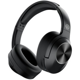 High-quality Hybrid Noise Cancelling  Headphones Wireless Headset Playtime 30H BT 5.2 Over-ear Headphones with Deep Bassmodel number: E11, color: Black