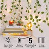 P L-RA LED Cascading Curtain Vine Indoor Lights, Warm White,