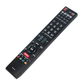 New RRMC GB004WJSA Smart TV Remote Control Fit for Sharp Aquos TV LC52C6400U LC-52C6400U LC52LE640 LC-52LE640 LC52LE640U LC-52LE640U LC60C6400U LC-60C6400U LC-60C6500U LC60C6500U LC70LE750U LC-80C6500