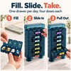 Weekly Pill Organizer 4 Times a Day – 28 Compartment