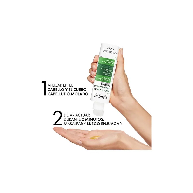 Vichy Shampoo Dercos Anticaspa 200 Ml Cabello Normal A Graso