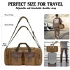 Canvas Duffle Bag for Men 50L Travel Duffel Bags Expandable