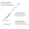 Yeweian Black White Eyeliner Pencil Set, Matte Smooth White Eye