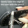 Ink Permanent Brow Mapping Kit with Eyebrow Ruler and 2