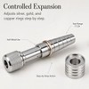 QWORK Ring Stretcher Tool Kit for Sizes 7.5-10.5, Expanding Ring