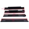 PIT66 Black Trail Armor Rocker Panel, Compatible with 1999-2006 Silverado/Sierra