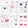 Bethany Home 12 Pcs Pink Green Tattoo Stickers Tattoo Stickers