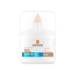 La Roche-Posay - Anthelios UV AIR Serum Protector Solar SPF 50+ Tono Medio Natural, 50 ml - 50 ml - Daily Care