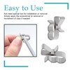 50Pcs Photovoltaic Cable Clip Wire Clamp Cord Fixing Holder Set