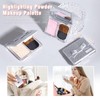 Prreal Highlighter Powder Palatte, Glitter Shimmer Highlighter Blusher for Cheek,