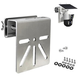 AONAYO Stainless Steel Gutter Holder, Gutter Holder, Camera Mount, Gutter Holder, Anti-Rust Screws, No Drilling Installation, Compatible with Security Solocam S340 Surveillance Camera