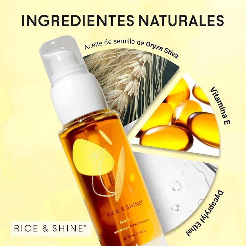 RICE & SHINE Aceite de Germen de Arroz - Aceite
