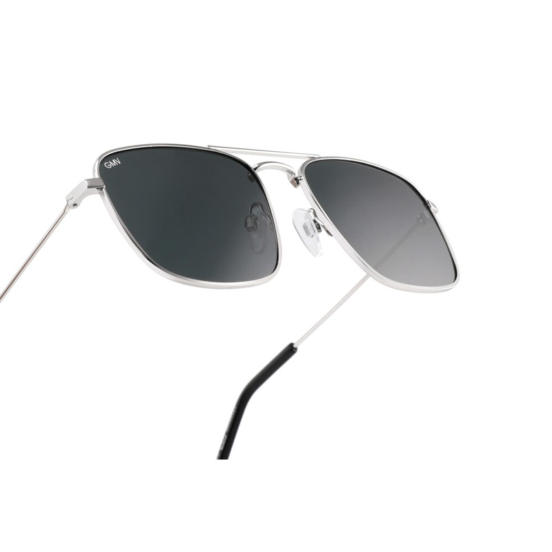 GianMarcoVenturi Unisex Sunglasses, Silver / black