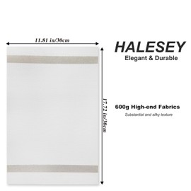 HALESEY Washable placemats Set of 6 Non Slip placemats for Kitchen Dining Room Indoor Heat Resistant Table mats Woven placemats(Nordic Stripes)