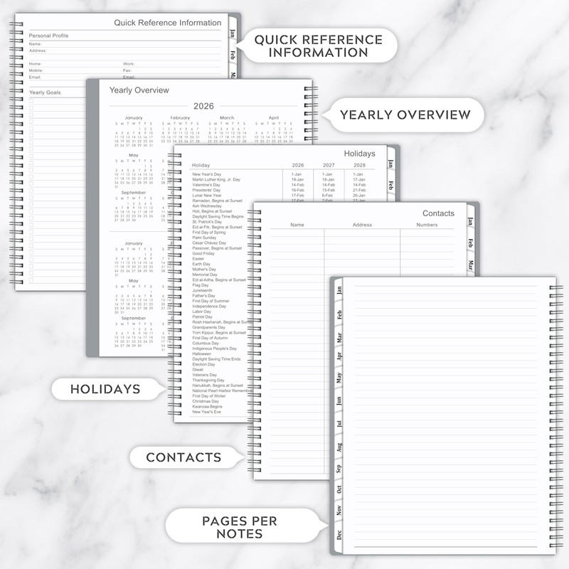 2026 Planner/Calendar - 2026 Planner Weekly and Monthly, Jan. 2026