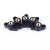 10PCS 1/4" Wing Knobs Through Hole T Knobs Hand Screw
