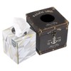 BTSKY Wooden + PU Retro Household Office Cube Square Tissue