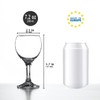 Lav Wine Glasses Set of 6, Red Wine Clear Glasses