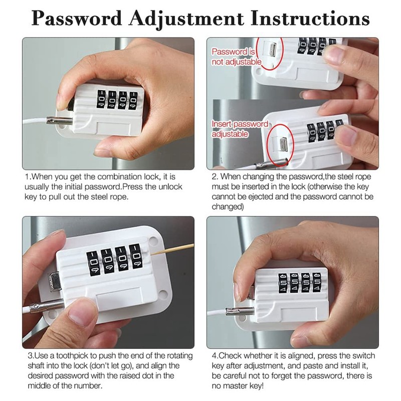 Aswalling 2 Piece Fridge Locks No Drilling, Fridge Locks for
