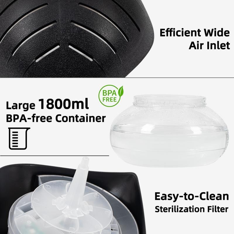 Air Purifier, Water Filter Air Cleaner for Home and Office,