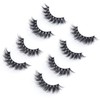 False Eyelashes, Fluffy 8D Faux Mink Lashes, Cat Eye, Wispy