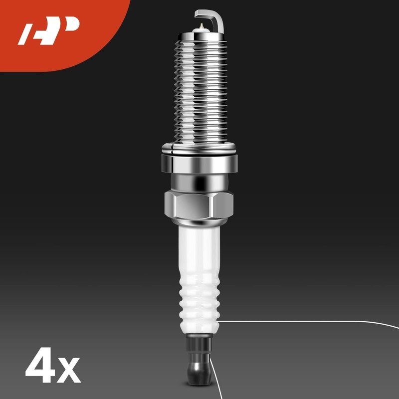 A-Premium Set of 4 Ignition Coil Pack and Iridium Spark