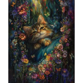 Diverse 8x10 Meow Masterpieces Cat Art Prints Feline Fine Art 21700920