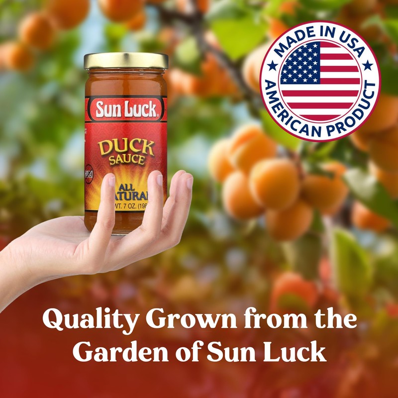 Sun Luck All-Natural Duck Sauce 7 oz Bottle – Sweet