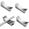 fogman Chopsticks Rest Spoon Rest Simple Stainless Steel Stylish Luxury