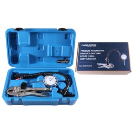 Accusize Industrial Tools Premium Disc and Rotor/Ball Joint Gage, 1'' by 0.001'' Indicator and 360 Deg Flexible Stem Holder, Automotive Product
