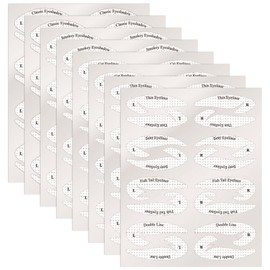 64pcs Winged Eyeliner Stamp,Eye Liner Stencil Kit,Eye Shadow Shield Protector Pads Eyeshadow Stencils,Make Up Tape For Eyeshadow Wing,Eyeshadow Tape,Eyeliner Stamp(SIZE:4.7x3.7inch)