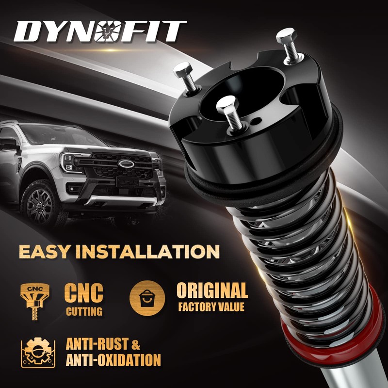 Dynofit 2.5 Inch Front Leveling Kits for 2019-2026 Ford Ranger
