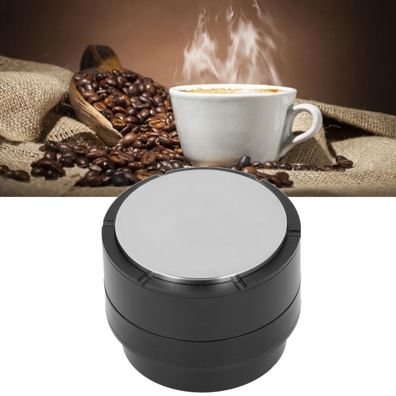 58mm Coffee Tamper Stainless Steel Flat Base Coffee Distributor Leveler