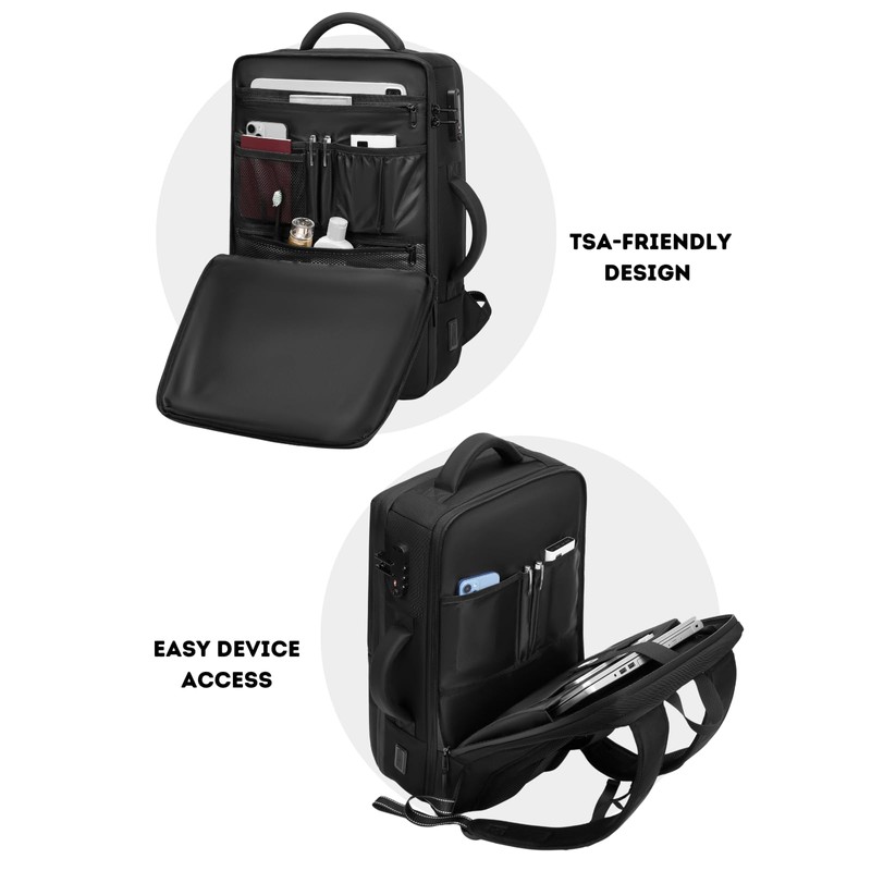 Vacuum Seal Travel Backpack 70L Expandable Air Compression System, Water