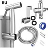 FLYTENG Handheld Bidet Sprayer Set, Stainless Steel Toilet Attachment, Complete