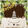 Easy-Going 5Wx7L ft Brown Background Muslin Backdrop, Photo Studio, Collapsible