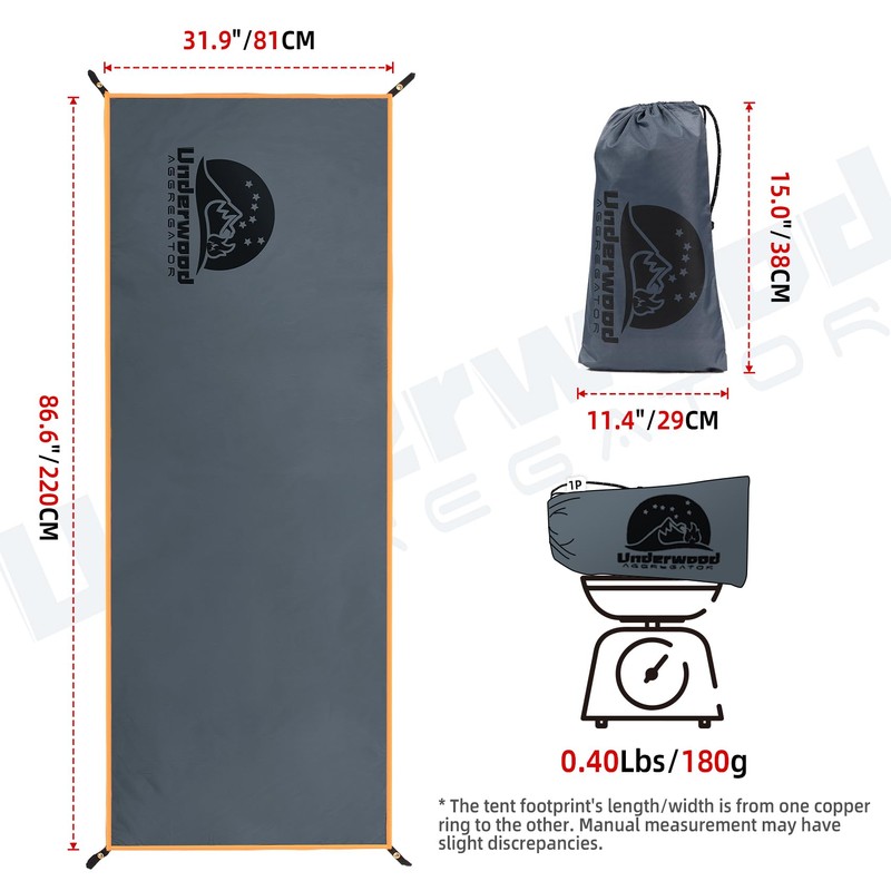 Underwood Aggregator Waterproof Multi-Purpose Camping Tarp & Groundsheet - Heavy