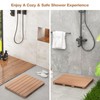 Giantex Outdoor Shower Mat, Waterproof HIPS Spa Bath Mat, Bathtub