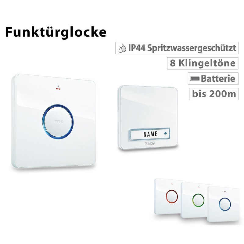 m-e modern-electronics FUNK-T RGLOCKE 1-FAMILIEN-HAUS BELL-231