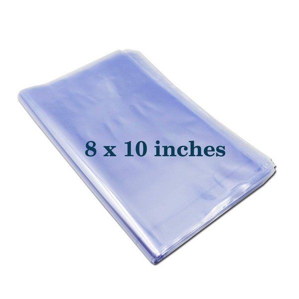 Shrink Wrap Bags, Heat Shrink Wrap PVC Material 100 Packs
