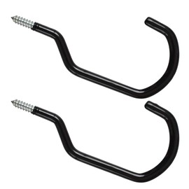 Cozihom 8 Inch Extra Large Mountain Bike Storage Hooks Set Heavy Duty Garage Hook Set 2 Pack