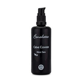 Benedetta Rosemary & Geranium Créme Cleanser - Most Skin, Balances & Detoxifies, Activates Circulation, Promotes Elasticity, Exfoliates, Dark Spots, Anti-aging, 3.4 oz (100 ml)