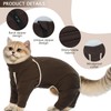 Katzinst Sticky Hair Cat Onesie, Sweater for Cat, Cat Clothes