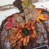 AGD Fall Decor - Flat Grapevine Pumpkin Give Thanks XX