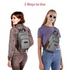 Sling Bag, PACKISM Adjustable Straps Sling Backpack, Multiple Compartment Pockets