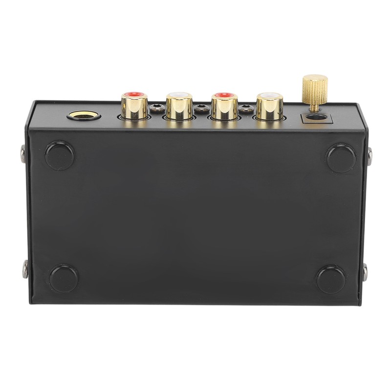 Phono Preamplifier AC Metal 100‑240V Sound Record Player Preamplifier for
