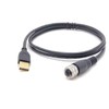 Elecbee M12 to USB Cable M12 4Pin A Code Female