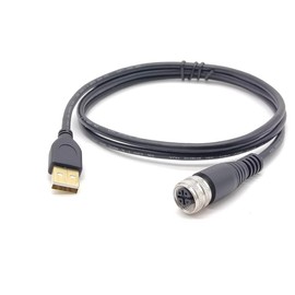 Elecbee M12 to USB Cable M12 4Pin A Code Female to USB 2.0 A Male Assembly UL2725 2824 Cable